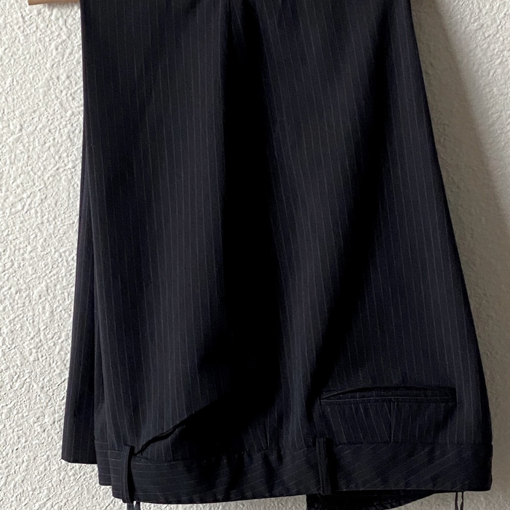 Woman’s pin striped pants